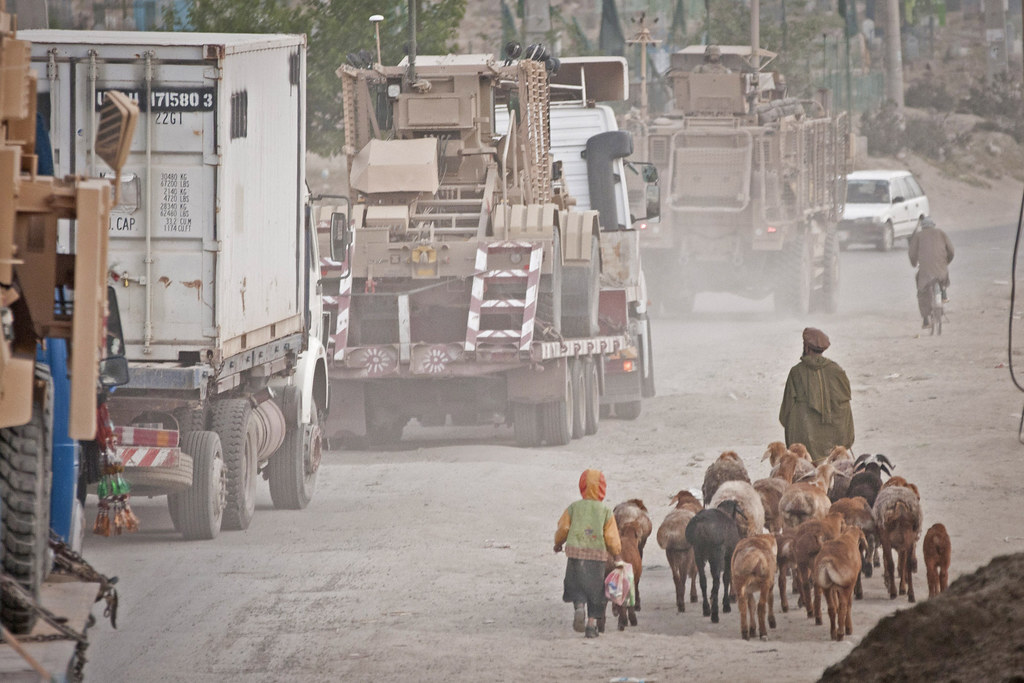 Transportation Company controls the night on one of Afghanistan’s most dangerous roads (Im