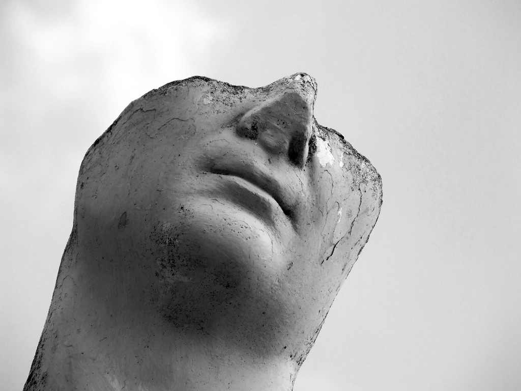 Roman Statue, marble sculpture. Location